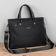 Fadelu Waterproof Waterproof Handbag Men's Briefcase Business Shoulder Messenger Bag Men's 14-inch Casual Computer Cloth Bag Black
