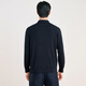 Hengyuanxiang Peasted Pure Cardigan Men's Autumn and Winter Color sólido Camiseta de manga larga suéter casual suéter para hombres azul marino 2xl /185 /100a