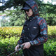 HISTAR fishing raincoat special waterproof ultra-thin breathable full-body rainstorm-proof thickened long lure raincoat fishing equipment four-season sleeved hooded fishing raincoat - Camouflage Green XL [recommended 165-180cm 65-85kg]