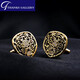 THANKSGALLERY Overseas original tiger cufflinks men's French shirt light luxury cuffs and cuffs custom gifts advanced light luxury customization gold