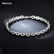 Miss JuJu Men's Platinum Bracelet pt950 Platinum Men's Personalized Cross Chain Trendy Bracelet Length Suggestion Suggestions Thickness 7-9mm = Clean Hand Circumference + 2.5cm