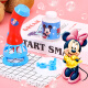 Disney Electric Bubble Gun Children's Bubble Blowing Toy Waterproof Summer Outdoor Play Bubble Machine Girl Gift Minnie FPA007