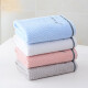 Grace 5A grade antibacterial towel pure cotton absorbent embroidered plain soft face cleansing towel single pack blue