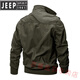 JEEP SPIRIT男士飞行员外套男夹克二战美军军迷战术外套 9903军绿色 薄款 2XL 150-165斤 建议