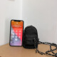 Craftsmanship chooses mini halter neck coin wallet card bag headphone bag hip hop personality small shoulder bag key crossbody bag men trendy small bag black