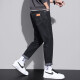 
Xiao Xueling jeans men's summer 2025 new thin pants men's trendy brand straight loose cropped pants versatile men's clothing 6621 black 33