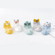 [NITU Bear 5 Paar Kindersocken] Kindersocken, Babysocken, Frühlings- und Sommerbootsocken, kurze Socken, reine Baumwolle, sommerdes dünnes Mesh atmungsaktives Neugeborenen-Socken, Jungen und Mädchen Kurz- und Mädchen-Socken, Kindersocken, Mesh Socken, dreidimensionale Ohren-Cartoon 5 Paare, 4-6 Jahre alt (geeignet für Schuhe Größen 23-28) 23-28)