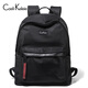 CAELI&KELEIE Herrenrucksack, koreanischer Stil, Rucksack, Herrenmode, Trend, einfach, lässig, leicht, Herrentasche, CK671, Schwarz