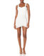Speechless Women's White Lace Slim Fit Sleeveless Dress White Medium
