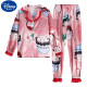 
Disney Girls Ice Silk Pure Cotton Pajamas Children's Summer Thin Medium and Large Children's Baby Set Spring and Summer Air Conditioning Home [Short Sleeve Trousers] 1049 Pink 150 S Size (suitable for weight 65-85 Jin [Jin equals 0.5 kg])