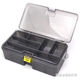 Homes fishing accessories box thickened double-layer lure bait double-sided deepened storage box accessories tool box multi-functional fishing gear gray black