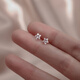Miman (MIMORE) S925 silver small star earrings for women, trendy, high-end, temperamental earrings, small and simple, no need to pick for sleeping, and pierced ears