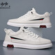 Zapatos Heni Paul para hombres, zapatos de cuero de cuero genuino de alta gama de hombres, zapatos de alta gama de hombres, zapatos blancos casuales para hombres, blanco sombreado 9908 40 zapatos de cuero tamaño