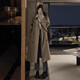 St. Paul's khaki trench coat women's spring and autumn women's 2025 new small Korean style autumn coat mid-length khaki trench coat M size