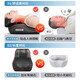 AUX (AUX) cervical spine massager shoulder neck waist back full body multifunctional massager hot compress massage pillow home massage cushion to parents and elderly birthday gifts [Ultravel version] Smart 6-key control/3 large mode/menggrass hot compress birthday gifts to parents and elderly birthday gifts