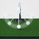 TTYGJ upgraded version indoor golf swing training device 360-degree rotating rubber bottom hitting pad with suction cup rotating swing training device