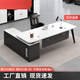 Han and Tang Shuangsheng desk boss desk simple modern president desk manager supervisor desk executive desk office furniture table and chair combination gray oak 200*80*75 boss desk + side
