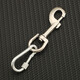 Alloy spring hook button 360 degree rotating lock buckle dance dragon buckle dog leash accessories dog buckle dog rope buckle medium 82 spring buckle + connecting buckle