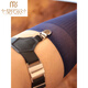 Modal non-slip sock clip with leg ring garter belt European and American trendy formal wear unisex metal clip shirt black and white stockings 1 pair of black sock clip classic frosted