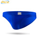 He Yangyu European and American sports fashion brand men's swimming briefs sexy white low-waisted drainage line beach tight fashion royal blue S