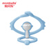 Mombella Yoga Monkey Teether Baby Teething Relief Teething Teether Toy Boilable Silicon Light Blue Yoga Monkey 1 Pack + Anti-chain + Storage Box