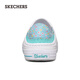Skechers summer girls' hole shoes casual and versatile outside wear slippers lightweight breathable bubble shoes soft and fashionable white/multi-color/WMLT size 37