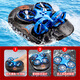 JJR / C télécommande Aircraft drone toy's toys water, terre, air, et air trois en un avions télécarriéte de télécommande Ship Boy Small Helicopter Sea, Land, Air trois en un drone [bleu] Configuration de la version de base [une batterie de fuselage]