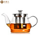 Gold inlaid jade teapot, heat-resistant glass teapot, Kung Fu tea set, filter liner, Yafeng teapot 500ml