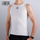 Lampada sweat-wicking sweat-absorbent cycling vest outdoor sports underwear men's road mountain bike cycling clothing base shirt vest pure white XS