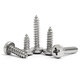 Jinggong 304 stainless steel pan head self-tapping screws, round head self-tapping screws, semi-round head wood screws, 30% off, 100 pieces, M2.9 x22mm