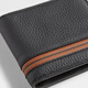 Zegna [Geschenk] Jenia -Tasche Schwarzer Hirschhaut Brieftasche schwarz eine Größe