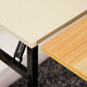 
Xingkai (XINGKAI) [Specialized in Government and Enterprise] Folding table, computer table, outdoor long table, table, home desk, street stall table, BGZ673 White oak pattern single layer 100*40