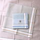 Zeluo Yankai Mandkerchief de style ancien pour hommes et messieurs portez un mouchoir en coton pur pour tous les coton absorbant Sweat Square Scarpe Colorage à rayures Light Square de mariage compagnon à main Yankai: Café léger [sac à enveloppe unique]