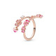 PANDORA Peach Blossom Series Rose Ring Rose Gold Open Style Stacking Birthday Gift
