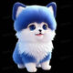 
Cute internet celebrity dog ​​super cute puppy stickers personalized decoration refrigerator toilet stickers car stickers children's room wall stickers YJ1424 20 cm