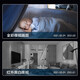 Batianan 4g home camera mobile phone remote monitoring wireless wifi ultra-high definition monitor 360 degrees without dead angles with night vision panoramic voice indoor rotation can be conversational [4G version] No WiFi broadband ++64G required