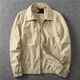 Ranwei Ferre American Casual Jacket Jacket Men's Men's Men's Spring and Automne Thin Style d'âge moyen et jeunes vêtements de travail polyvalents Simple Top Top Military Green-13068 XL Recommandé 140-160jin [Jin est égal à 0,5 kg]