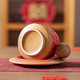 Cadeau de fiançailles de mariage haut de gamme Han Hui pour mariée, couple de mariée, amis, meilleur ami, souvenir pratique, ensemble de tasse H63 [rouge + bleu] coffre-cadeau