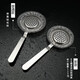 Bar Soul various stainless steel ice filters, ice separators, bartender springs, bartender wine filters, strainers, ordinary Hawthorne mirror version