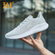 361 Chaussures masculines 2025 Nouvelles chaussures de sport Mesh pour hommes chaussures de course décontractées respirantes Chaussures de course à choc de choc pour hommes [Mesh volant] Gris photon / 361 degrés 42