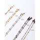 MINCITY titanium steel glasses chain hanging neck women's glasses rope fashion sunglasses reading glasses sunglasses beaded chain glasses rope rose gold steel chain