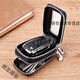 
Buchao Meow Key Pack Multi-function Key Card Leather Double Layer Key Pack Leather Large Capacity Card Pack Two-in-1 Car Lock Black-Double Layer Leather Key Pack