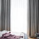 Jiabai thickened Oxford cloth silver-coated full blackout finished curtains sunshade and heat insulation sun protection bedroom balcony living room curtain bay window light blocking opaque hook type 2 meters wide * 2.2 meters high single piece