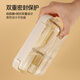 Eiche (Eiche) hoher Borosilikat-Wärme-resistenter Glas-Lunchbox Mikrowellen-Büroangestellter Heizung Lunchbox 830 ml+ Isolationsbeutel