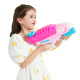 Leti children's water gun toy boys and girls large pull-out toy gun water fight artifact pink 1000ML birthday gift