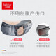 Hug bear baby strap waist stool multi-function foldable baby strap shock absorbing cushion silicone non-slip children baby sit stool AX19 Baoliang Blue-Air_Breathable
