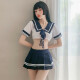 温诗欧女士性感睡衣女极污度诱惑内衣全露变态夫妻刺激大码jk黑丝情趣制 性感短袖女护套装7027 情趣丝袜极度诱惑套露乳