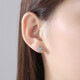 EothPT950 platinum four-leaf clover earrings for girls fashion earrings and earrings Chinese Valentine's Day gift for girlfriend's birthday PT950 platinum four-leaf clover earrings + certificate