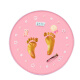 Forty thousand kilometers hand and foot print mud baby baby newborn commemorative gift anniversary hundred days full moon hand print and footprint commemorative princess powder SWC2001
