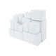 JNL (JNL) N17087AG Caja de cruce impermeable al aire libre ABS Box de distribución sellada de plástico Caja de alimentación 280*190*130